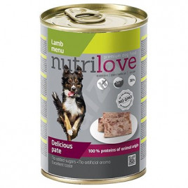 Nutrilove 400 gr Kuzu Etli Pate Ezme Yetişkin | Yetişkin Köpek Konserve Maması Nutrilove 400 gr Kuzu Etli Pate Ezme Yetişkin | Yetişkin Köpek Konserve Maması