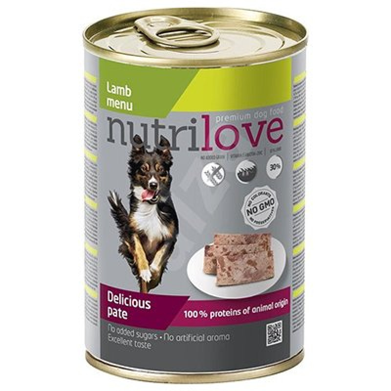 Nutrilove 400 gr Kuzu Etli Pate Ezme Yetişkin | Yetişkin Köpek Konserve Maması Nutrilove 400 gr Kuzu Etli Pate Ezme Yetişkin | Yetişkin Köpek Konserve Maması