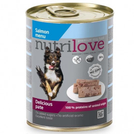 Nutrilove 400 gr Somon Etli Pate Ezme | Yetişkin Köpek Konserve Maması Nutrilove 400 gr Somon Etli Pate Ezme | Yetişkin Köpek Konserve Maması