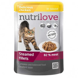 Nutrilove 85 gr Tavuk Etli ve Soslu Pouch Nutrilove 85 gr Tavuk Etli ve Soslu Pouch