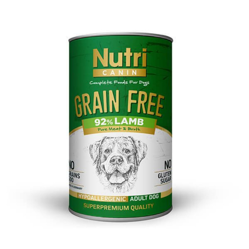 Nutri Canin 400 Gr Tahılsız Adult Kuzu Etli | Yetişkin Köpek Konserve Maması Nutri Canin 400 Gr Tahılsız Adult Kuzu Etli | Yetişkin Köpek Konserve Maması