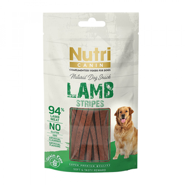 Nutri Canin 80 Gr Lamb Stripes Snack | Köpek Atıştırmalık Ödül Maması
