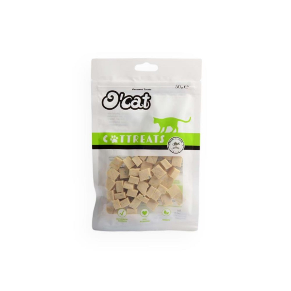 O Cat 50 Gr Morina Balıklı Küp | Kedi Bisküvi Ödül Maması