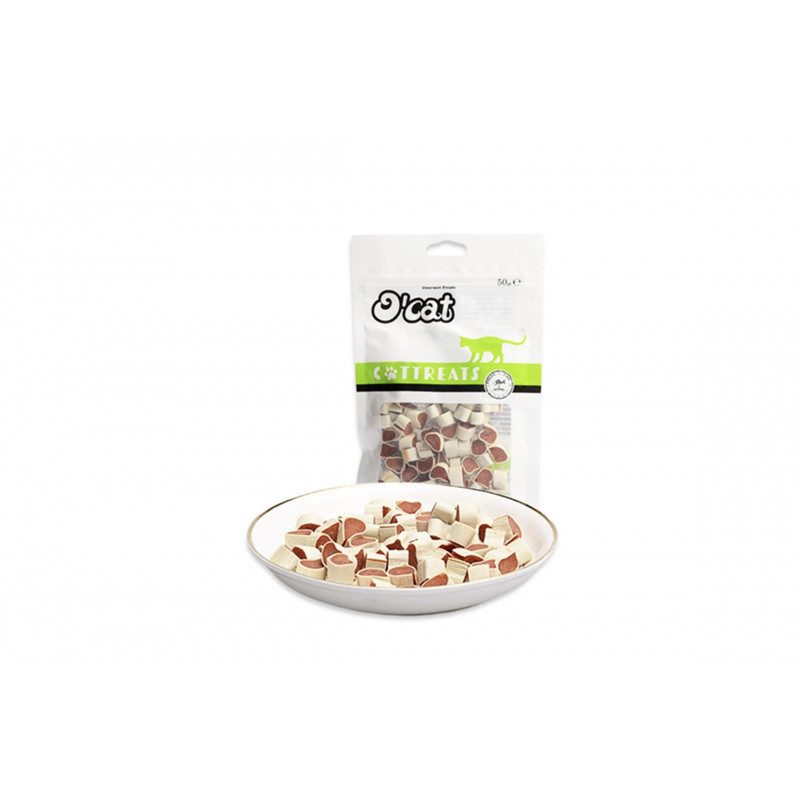 O Cat 50 Gr Somon Balıklı Sushi | Kedi Doğal Et Ödül Maması O Cat 50 Gr Somon Balıklı Sushi | Kedi Doğal Et Ödül Maması