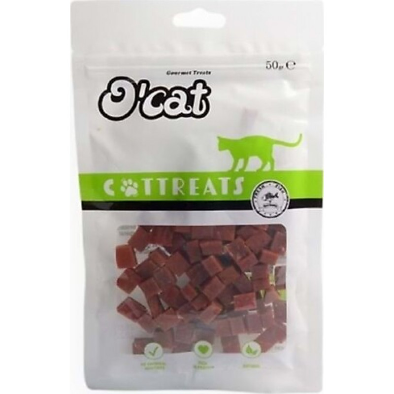 O Cat 50 Gr Tuna Balıklı Küp | Kedi Doğal Et Ödül Maması O Cat 50 Gr Tuna Balıklı Küp | Kedi Doğal Et Ödül Maması