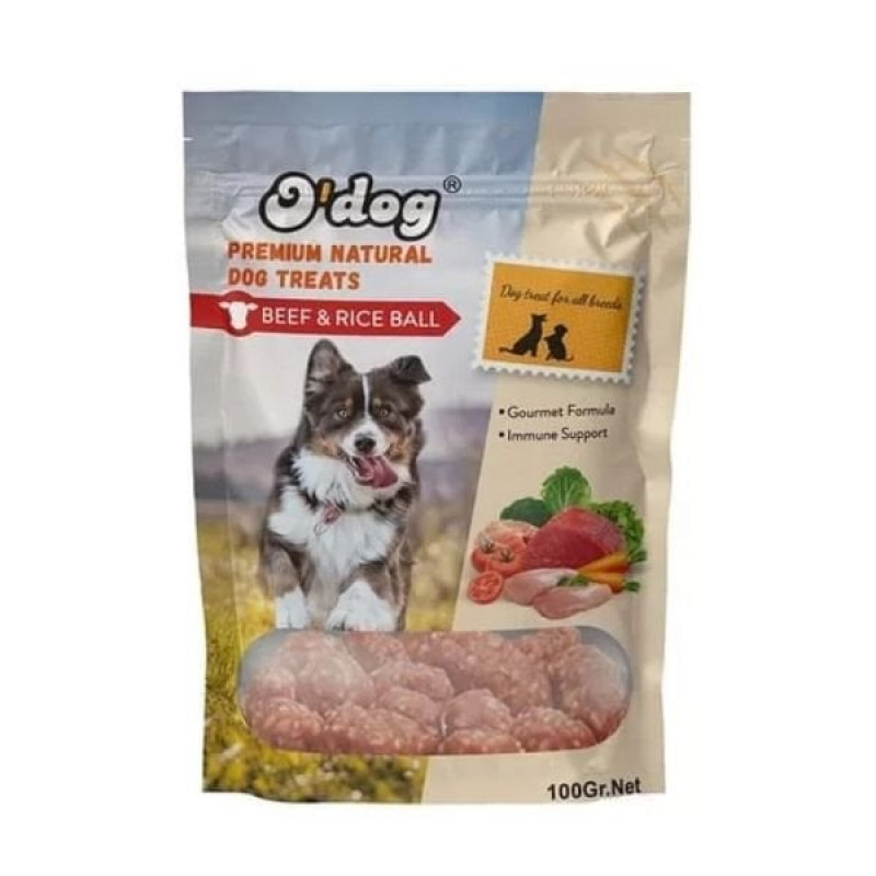 O Dog 100 Gr Dana Etli Lezzet Topları | Köpek Atıştırmalık Ödül Maması