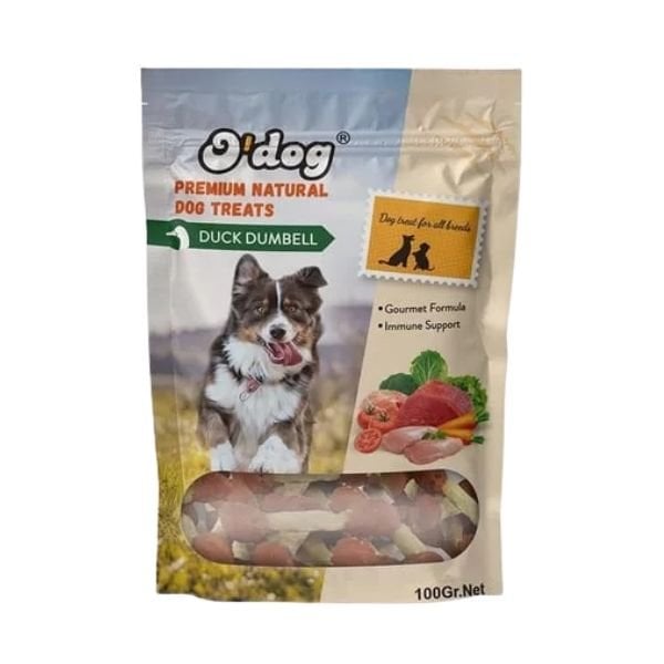 O Dog 100 Gr Ördek Etli Dumbell | Köpek Atıştırmalık Ödül Maması