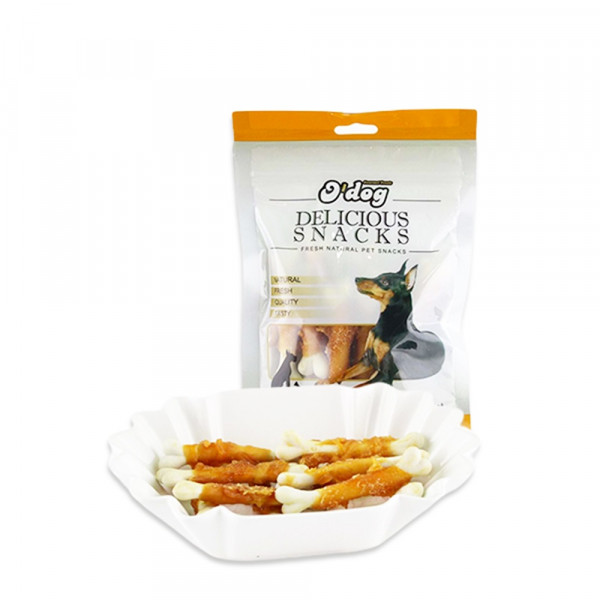 O Dog 100 Gr Tavuk Sargılı Kemik Ödül | Köpek Atıştırmalık Ödül Maması