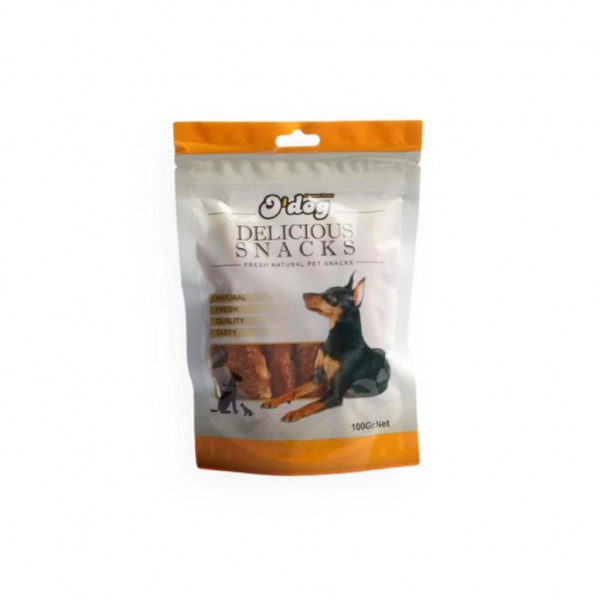 O Dog 100 Gr Tavuklu Sargılı Sandwich | Köpek Atıştırmalık Ödül Maması