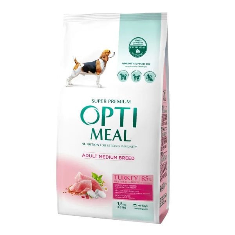 Optimeal 1,5 Kg Adult Medium Hindi | Yetişkin Köpek Kuru Maması Optimeal 1,5 Kg Adult Medium Hindi | Yetişkin Köpek Kuru Maması