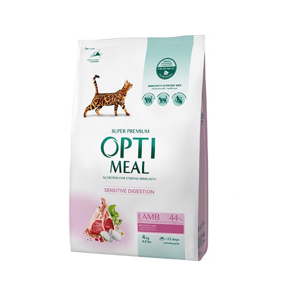 Optimeal 4 Kg Sensitive Digestion Kuzu | Yetişkin Kuru Kedi Maması