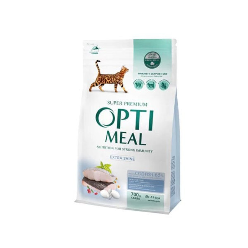 Optimeal 700 Gr Extra Shine Morina | Yetişkin Kuru Kedi Maması Optimeal 700 Gr Extra Shine Morina | Yetişkin Kuru Kedi Maması