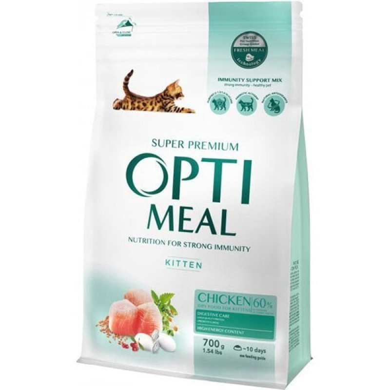 Optimeal 700 Gr Kitten Tavuk | Yavru Kedi Kuru Maması Optimeal 700 Gr Kitten Tavuk | Yavru Kedi Kuru Maması