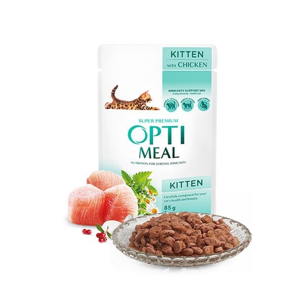 Optimeal 85 Gr Kitten Tavuk | Yavru Kedi Maması