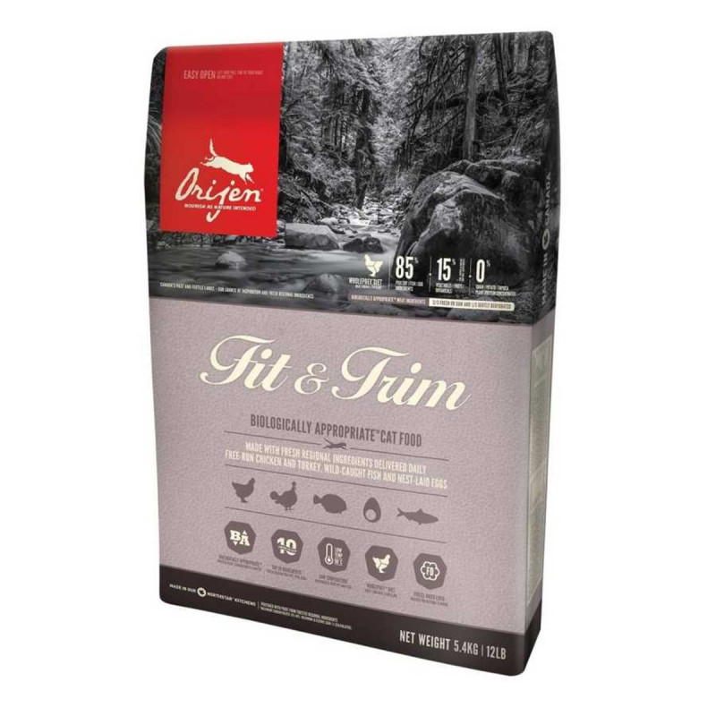 Orijen 5,4 Kg Fit & Trim Kilolu | Yetişkin Kuru Kedi Maması Orijen 5,4 Kg Fit & Trim Kilolu | Yetişkin Kuru Kedi Maması