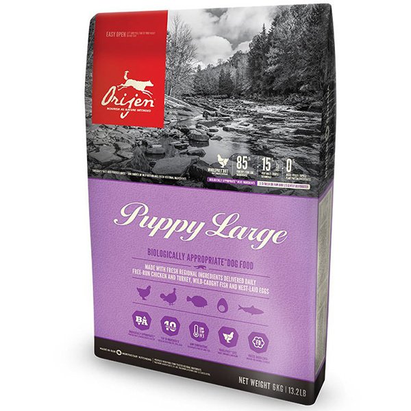 Orijen 6 Kg Puppy Large Tahılsız Tavuklu Yavru | Yavru Köpek Kuru Maması