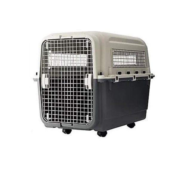 Pakeway 120x94x80 Cm Tekerlekli Taşıma Kafesi Krem ve Siyah | Köpek Taşıma Çantası Ve Kafes