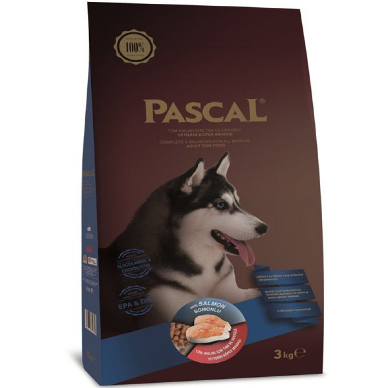 Pascal 3 Kg Somonlu Yetişkin | Yetişkin Köpek Kuru Maması Pascal 3 Kg Somonlu Yetişkin | Yetişkin Köpek Kuru Maması