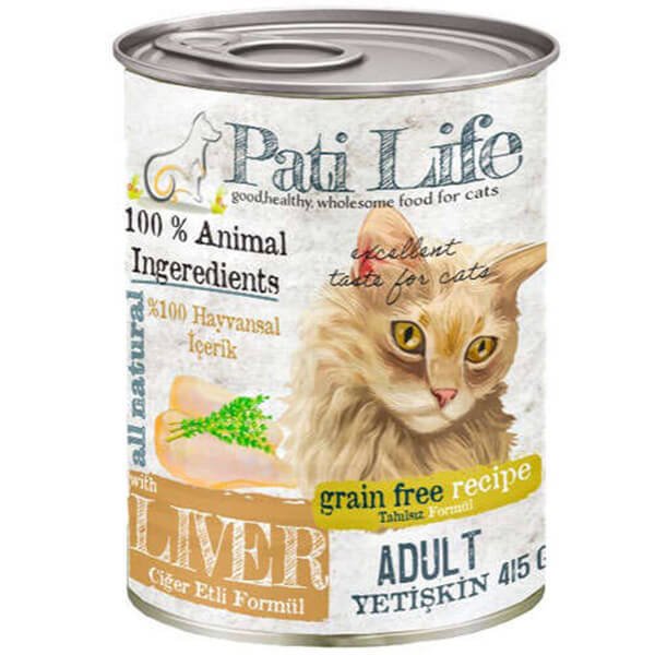 Pati Life 415 Gr Tahılsız Ciğer Etli Yetişkin 