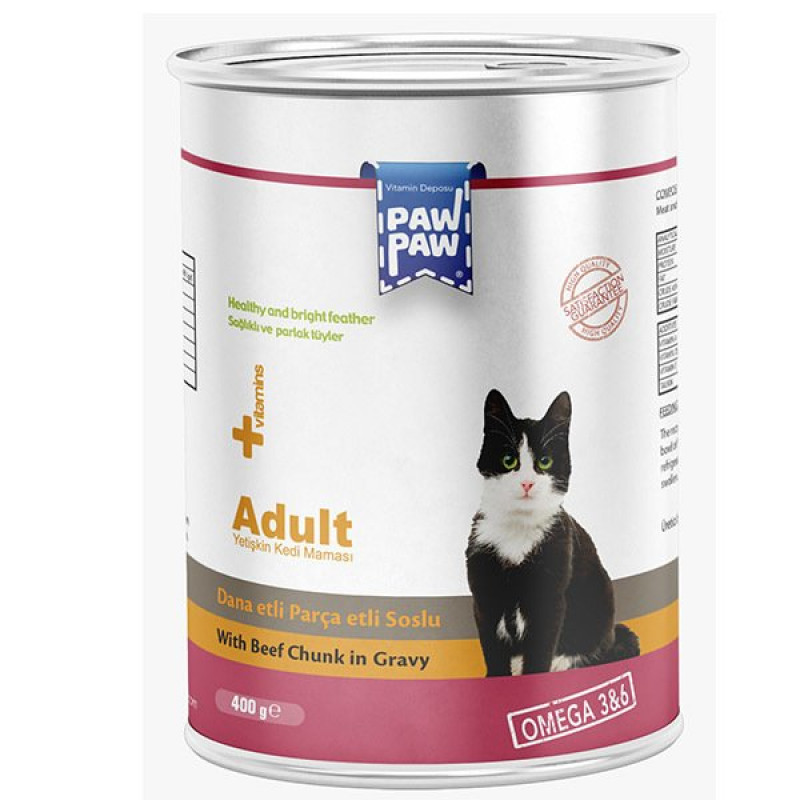 Pawpaw 400 Gr Sığır Etli Soslu Yetişkin Pawpaw 400 Gr Sığır Etli Soslu Yetişkin