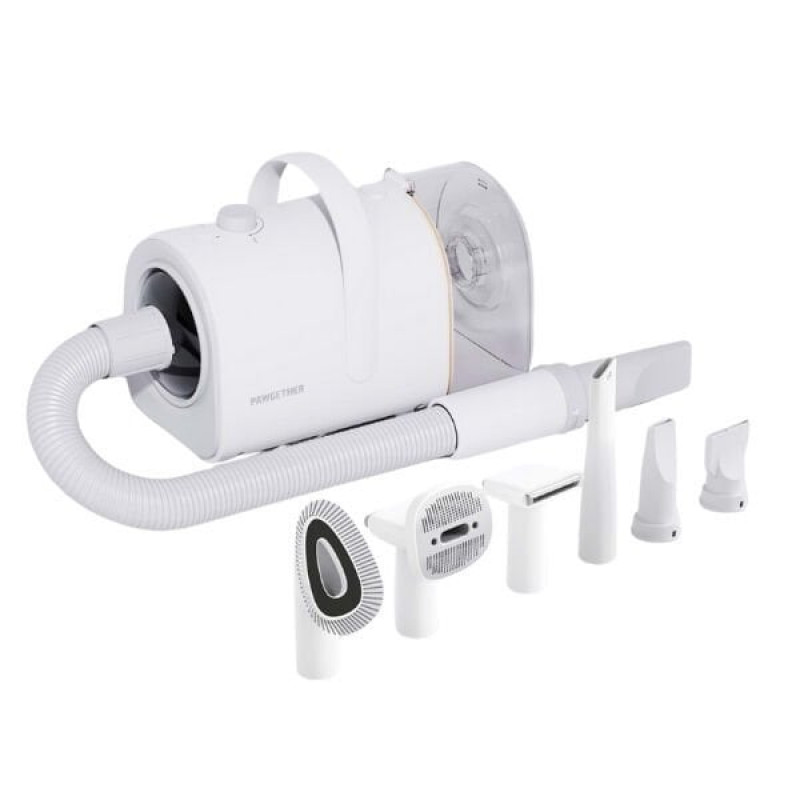 Pawgether GP1 Grooming Power 8in1 Kedi ve Köpek Akıllı Tıraş Bakım Kiti 30.9x16.25x22 Cm Beyaz 1800 W