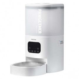 Wifi Bağlantılı Otomatik Kedi ve Köpek Mama Kabı 18.8x18.8x35.5 Cm 4Lt Beyaz