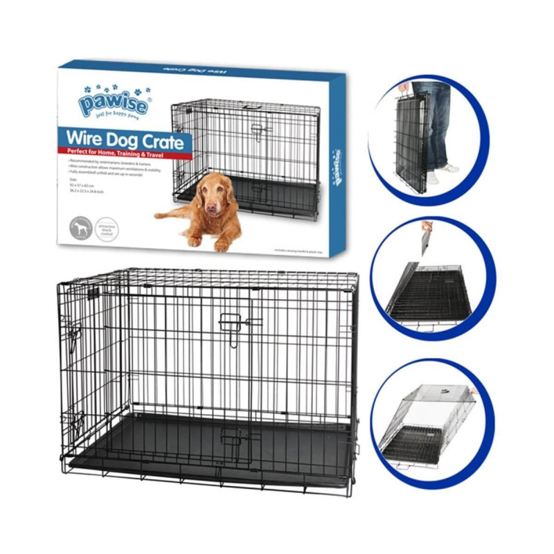 Pawise 122x76x84 Cm Tel Kafes | Köpek Taşıma Çantası Ve Kafes Pawise 122x76x84 Cm Tel Kafes | Köpek Taşıma Çantası Ve Kafes