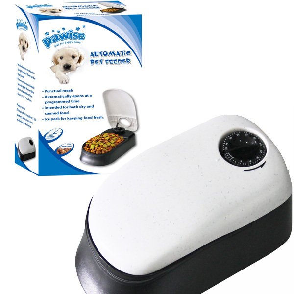 Pawise 13x7x24 Cm Zaman Ayarlı Mama Kabı | Köpek Otomatik Mama Kabı