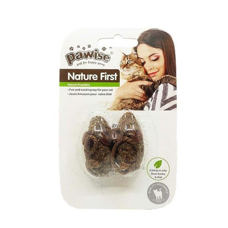 Pawise 2 Adet Fare 5 Cm | Kedi Fare Oyuncak Pawise 2 Adet Fare 5 Cm | Kedi Fare Oyuncak