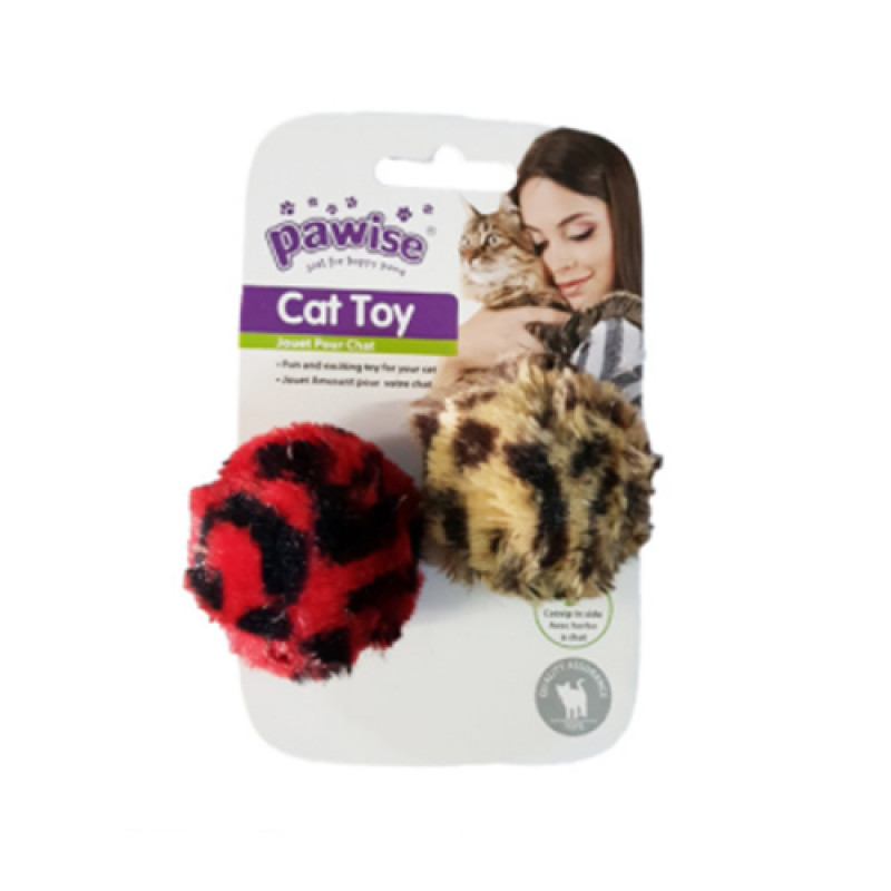 Pawise 2 Adet Leopar Catnip Top | Kedi Otlu Oyuncak Pawise 2 Adet Leopar Catnip Top | Kedi Otlu Oyuncak