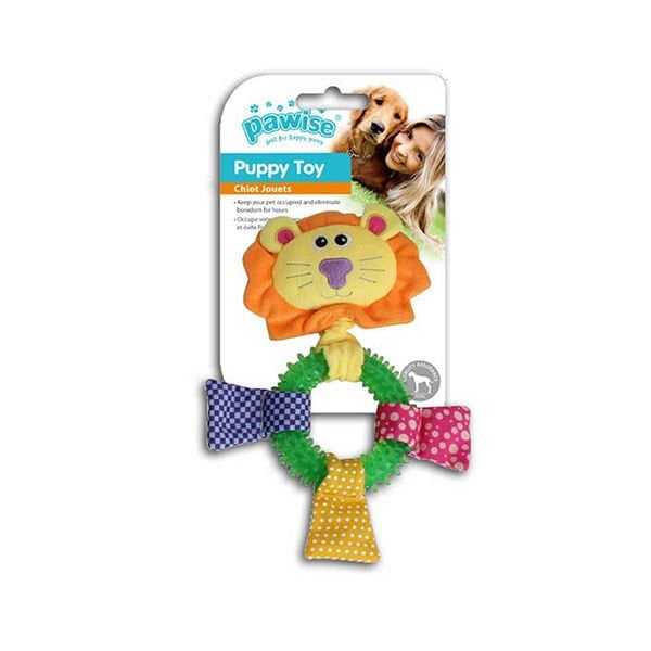 Pawise 26 Cm Puppy Ring Aslan | Köpek Çiğneme