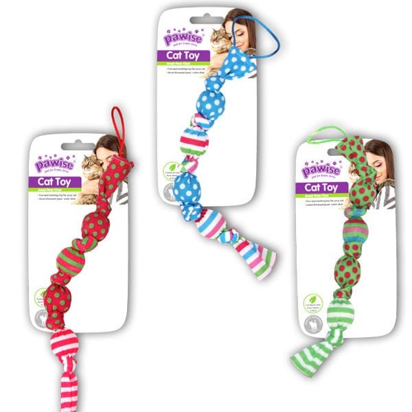 Pawise 27 Cm Faradole Düğümlü İp | Kedi Oltası