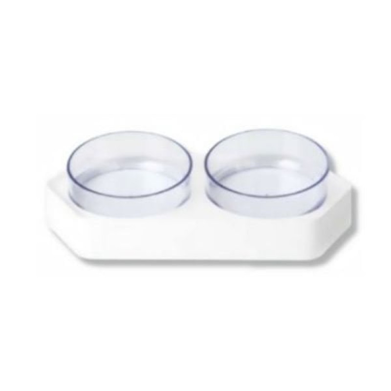 Pawise 2x400 Ml Standlı Çift Hazneli Plastik Mama ve Su Kabı Beyaz | İkili Mama Ve Su Kabı Pawise 2x400 Ml Standlı Çift Hazneli Plastik Mama ve Su Kabı Beyaz | İkili Mama Ve Su Kabı