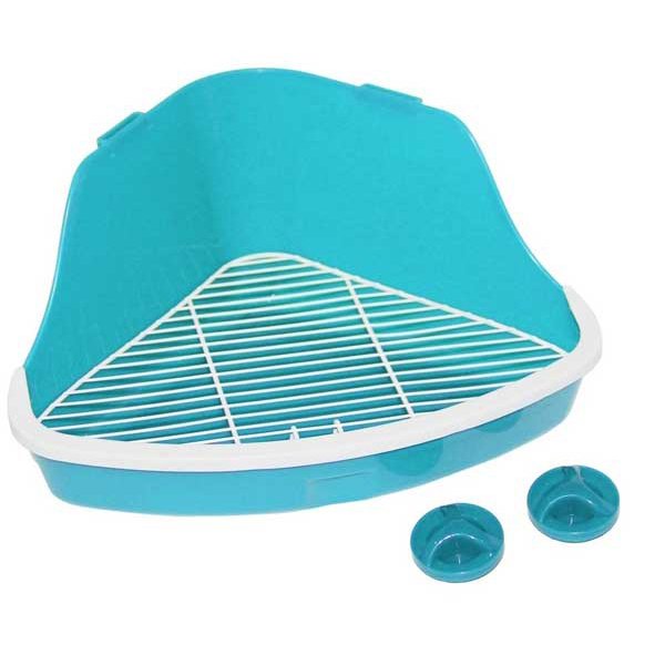 Pawise 32x22x14,5 Cm Tavşan İçin Tuvalet Kabı | Tavşan Diğer Aksesuarı