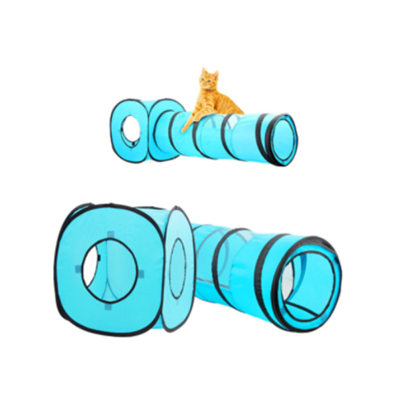 Pawise 38x38 Cm Tüneli ve Çadırı | Kedi Oyun Tüneli Pawise 38x38 Cm Tüneli ve Çadırı | Kedi Oyun Tüneli