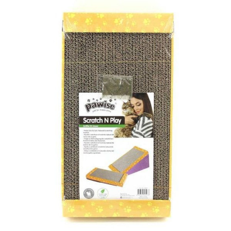 Pawise 46x25,5 Cm Karton Tırmalama N-Play | Platformlu Kedi Tırmalama Tahtası Pawise 46x25,5 Cm Karton Tırmalama N-Play | Platformlu Kedi Tırmalama Tahtası