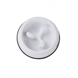 500 Ml Slow Eat Yavaş Yeme Mama Kabı 16x5,5 Cm | Plastik Mama Ve Su Kabı