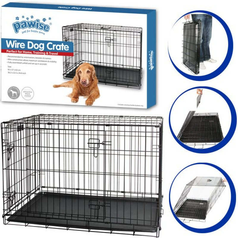 Pawise 62x43,5x50 Cm Metal Kafes | Köpek Taşıma Çantası Ve Kafes Pawise 62x43,5x50 Cm Metal Kafes | Köpek Taşıma Çantası Ve Kafes