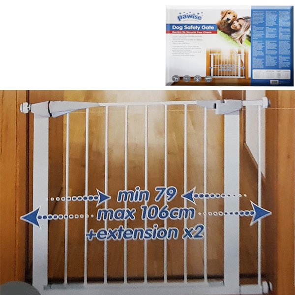 Pawise 72x76 Cm Güvenlik Bariyer Kapısı | Köpek Kapısı