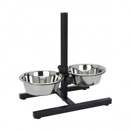 750 Ml  Ayarlanabilir İkili Mama Kabı | İkili Mama Ve Su Kabı