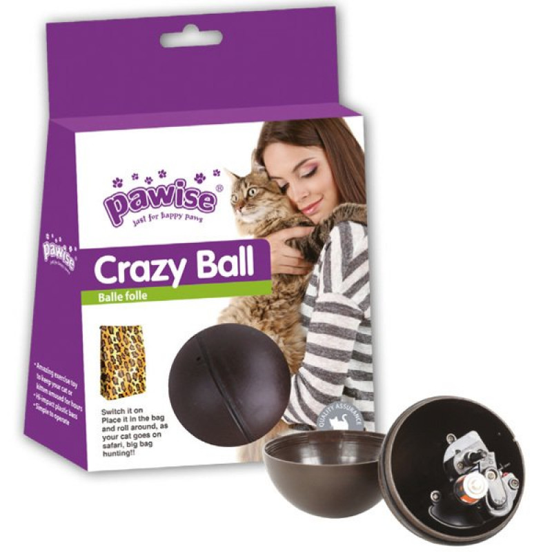 Pawise 8,5 Cm Crazy Ball Hareketlı Top | Kedi Top Oyuncak