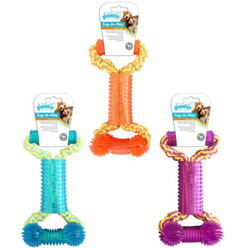 Pawise Çift İpli Kemik Çekiştirme Oyuncağı | Köpek Çiğneme Pawise Çift İpli Kemik Çekiştirme Oyuncağı | Köpek Çiğneme