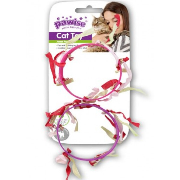 Pawise İkiz Halka Kedi Oyuncağı | Kedi Top Oyuncak