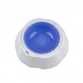 Ice Bowl Soğuk Su Tutan Mama Kabı Beyaz ve Mavi | Dekoratif Mama Ve Su Kabı