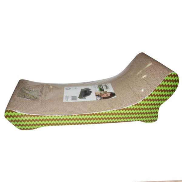 Pawise Karton Kedi Tırmalama Şezlong Şekilli | Kedi Tırmalama Tahtası