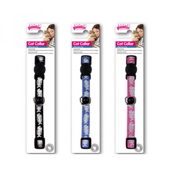 Pawise Kılçık Desenli Boyun Tasması | Kedi Boyun Tasması