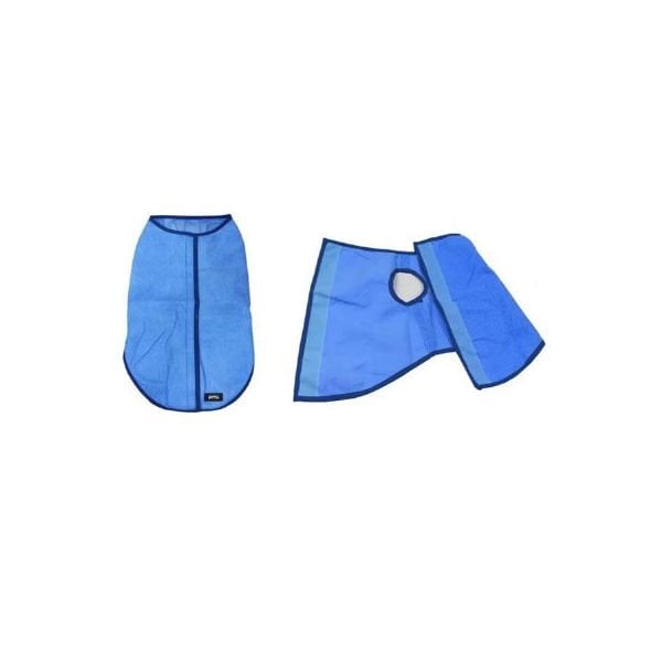 Pawise L Örgü Kumaş Serinletici Yelek Mavi | Köpek Kıyafeti