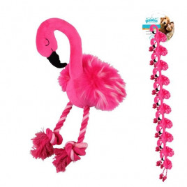 L Peluş Flamingo Pembe | Kumaş Ve Peluş Köpek Oyuncağı L Peluş Flamingo Pembe | Kumaş Ve Peluş Köpek Oyuncağı