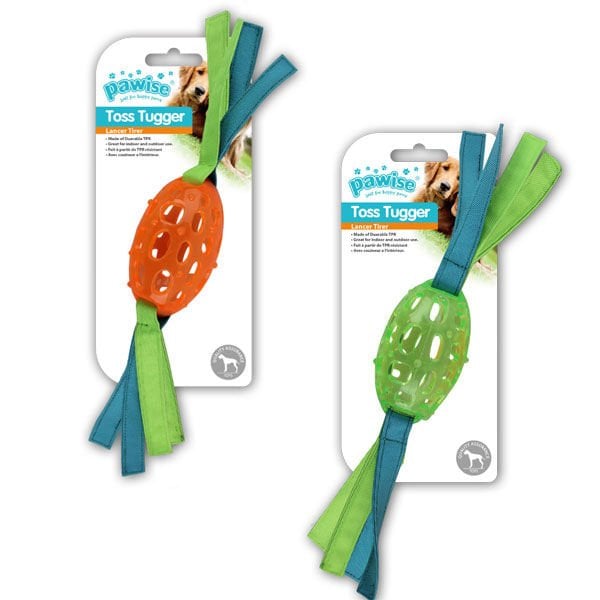 Pawise L Toss Tugger İpli Rugby Topu | Köpek Top Oyuncak