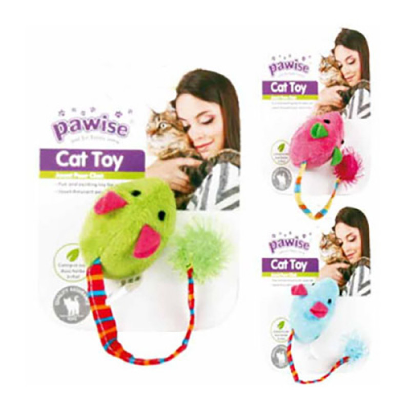 Pawise Peluş Uzun Kuyruklu Fare | Kedi Fare Oyuncak Pawise Peluş Uzun Kuyruklu Fare | Kedi Fare Oyuncak